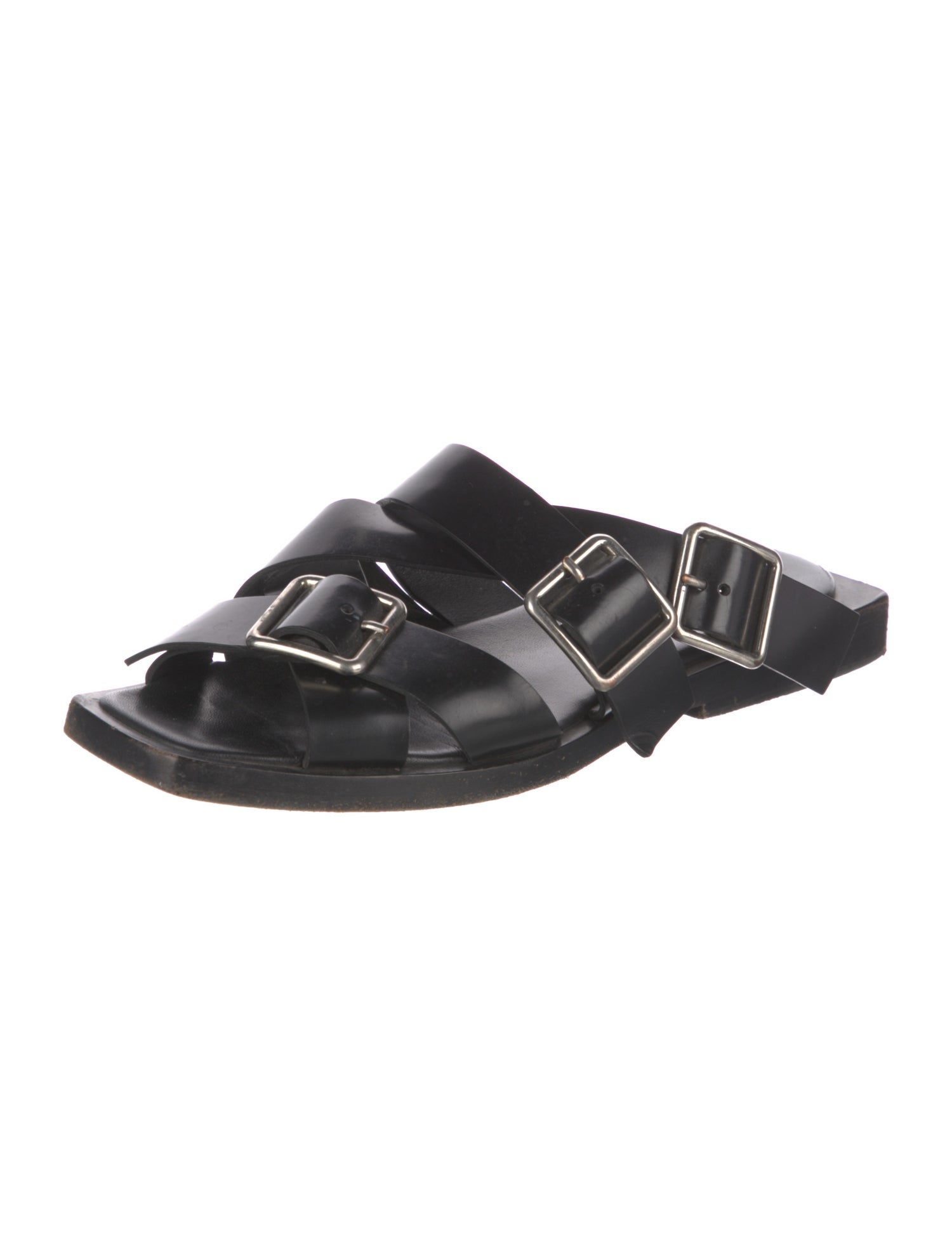 Jil Sander Leather Slides