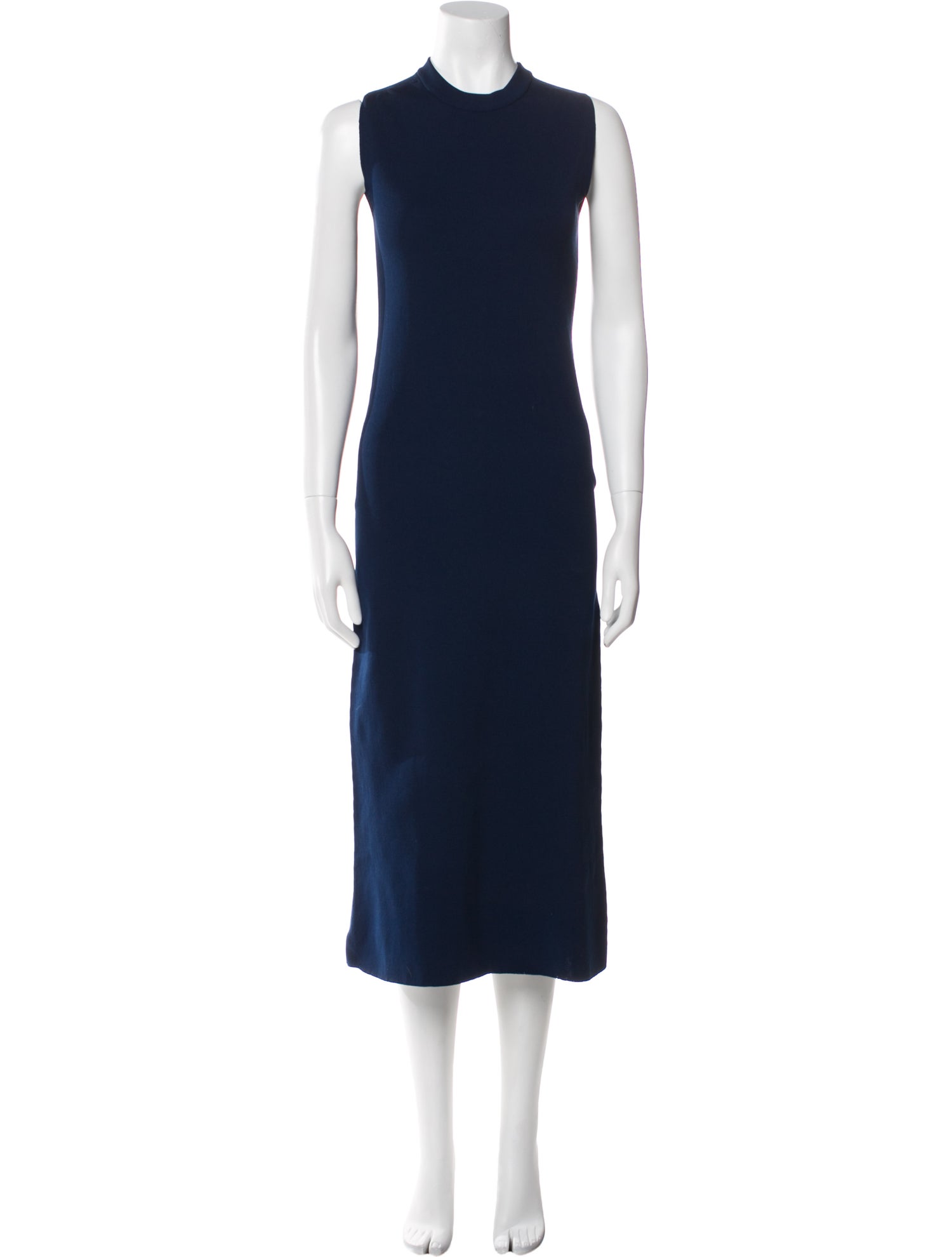 Jil Sander Mock Neck Long Dress