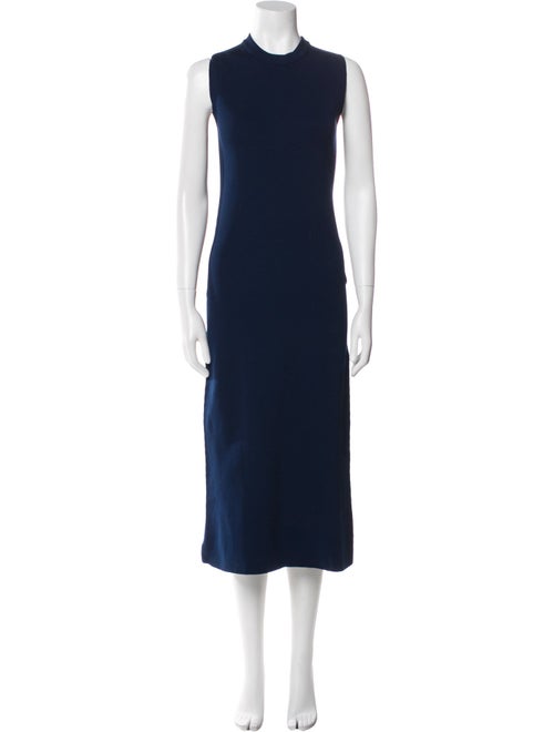 Jil Sander Mock Neck Long Dress