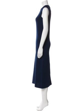 Jil Sander Mock Neck Long Dress
