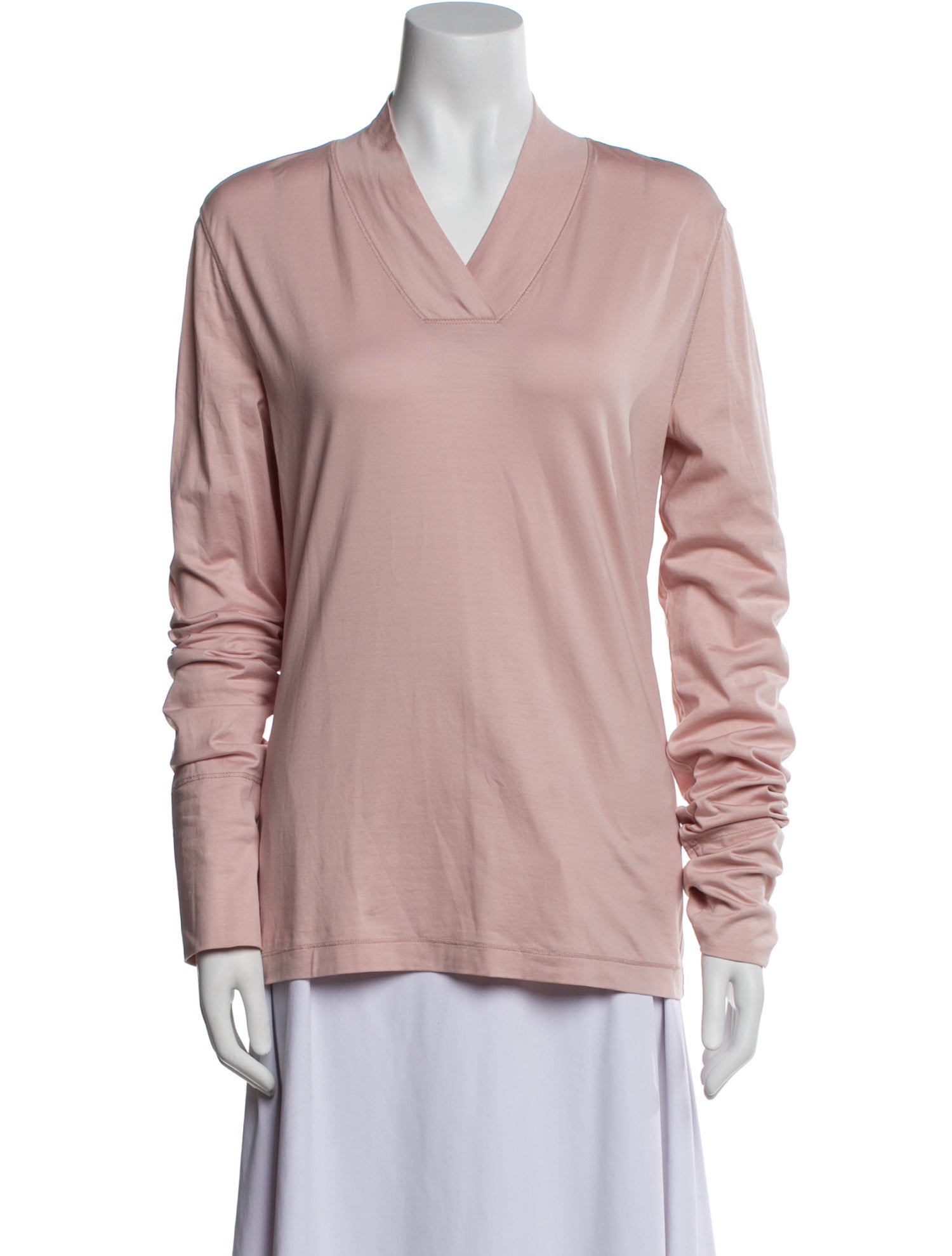 Jil Sander V-Neck Long Sleeve Top