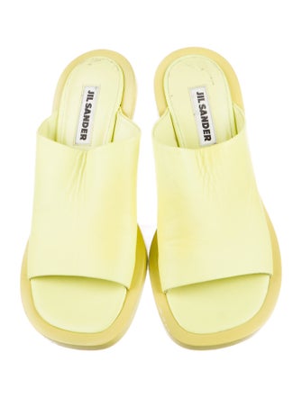 Jil Sander Leather Slides