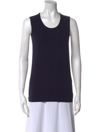 Jil Sander Scoop Neck Sleeveless Top