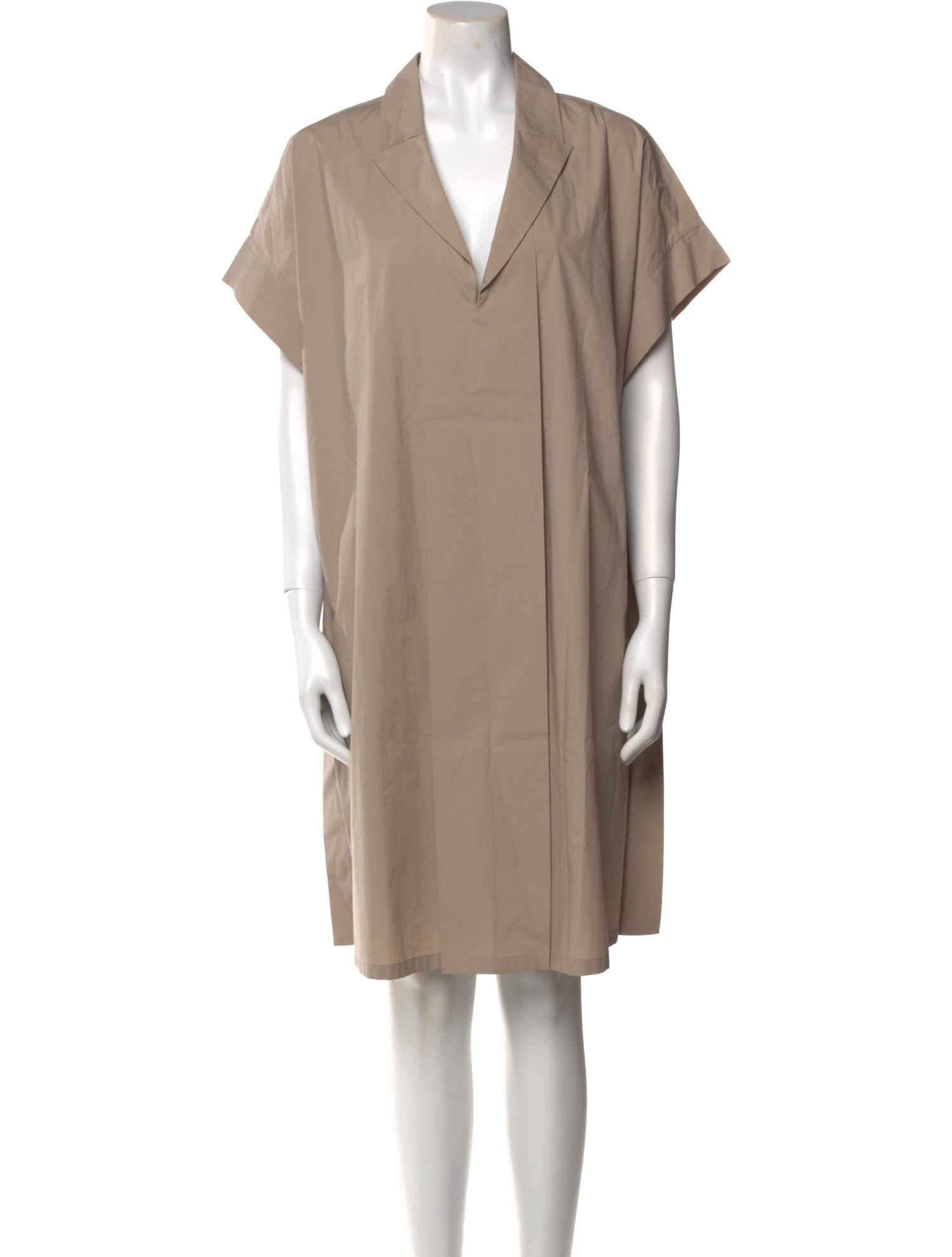Jil Sander V-Neck Knee-Length Dress