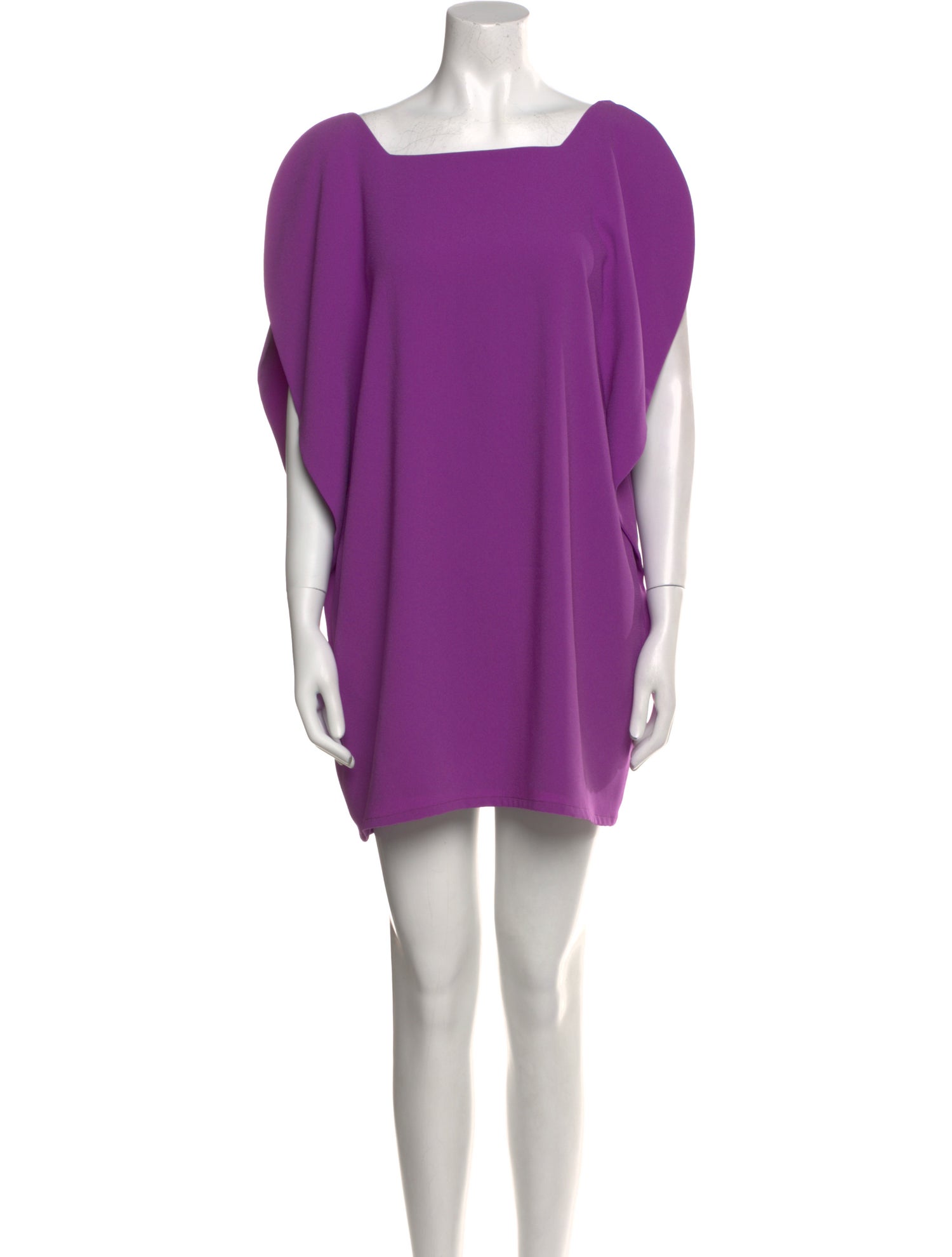 Jil Sander Square Neckline Mini Dress