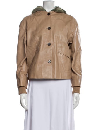 Jil Sander 2012 Leather Fur Jacket