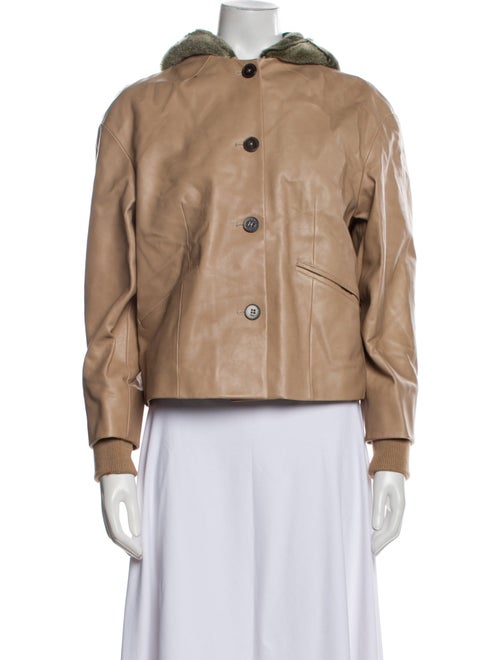 Jil Sander 2012 Leather Fur Jacket