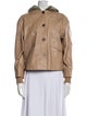 Jil Sander 2012 Leather Fur Jacket
