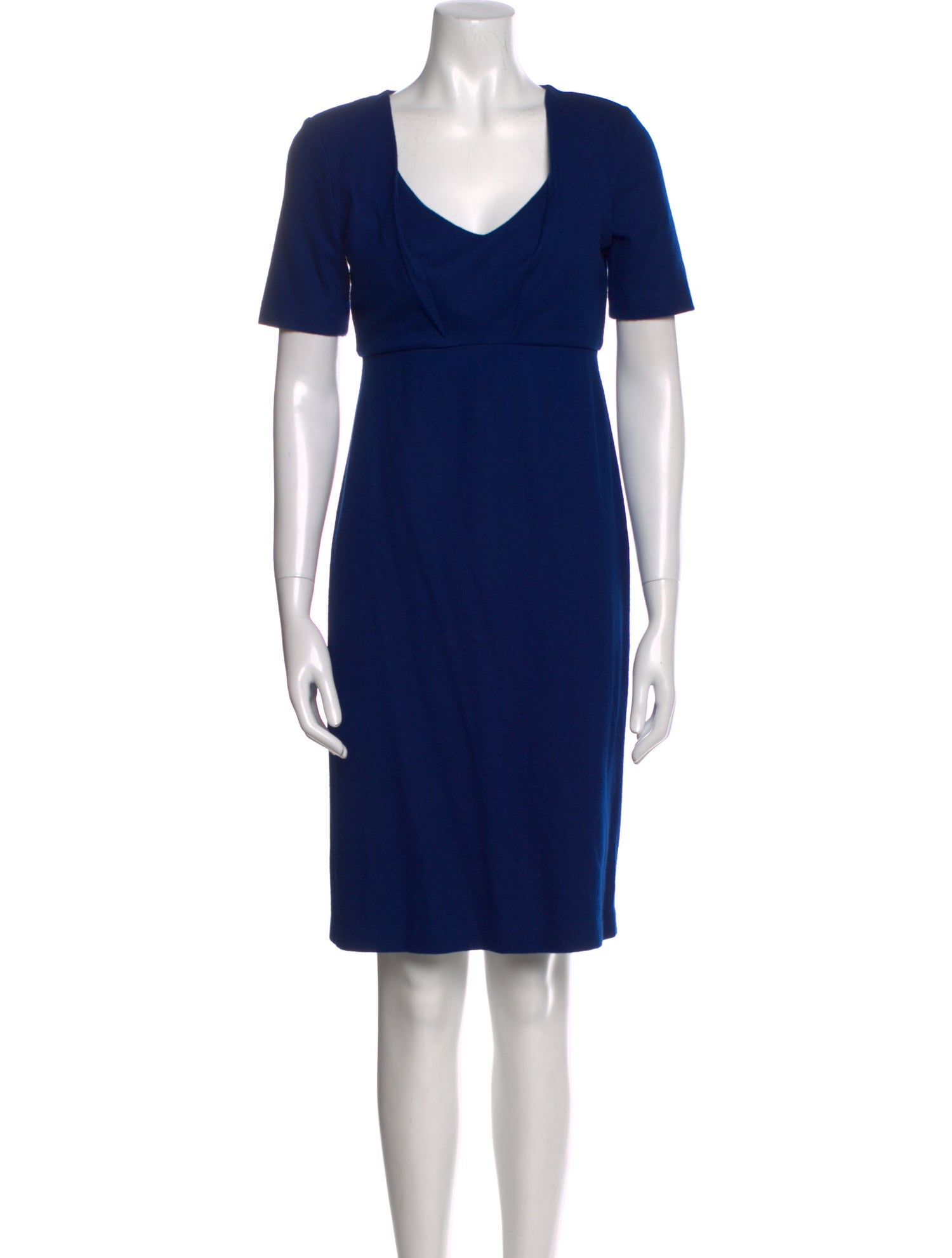 Jil Sander Virgin Wool Knee-Length Dress