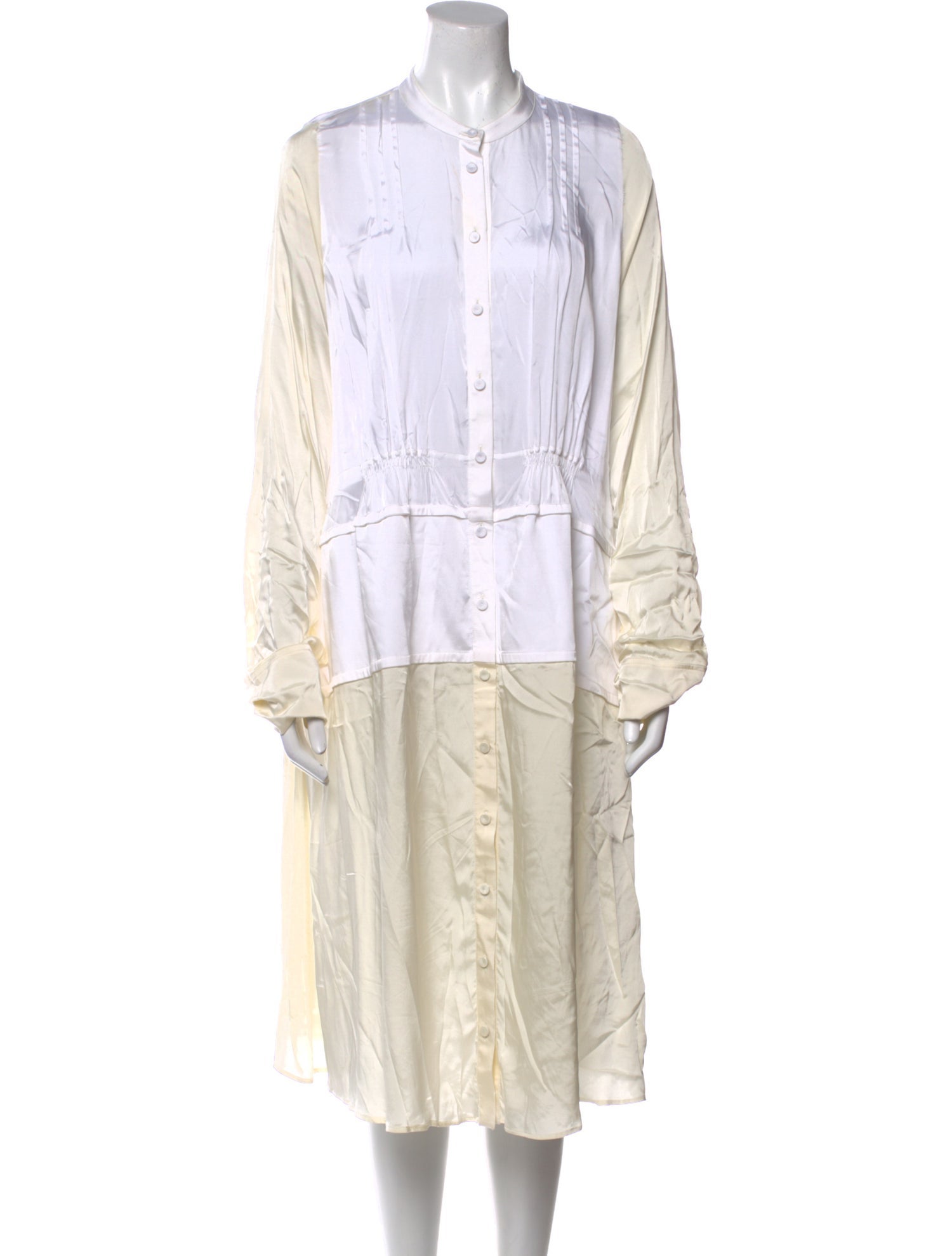 Jil Sander Crew Neck Midi Length Dress