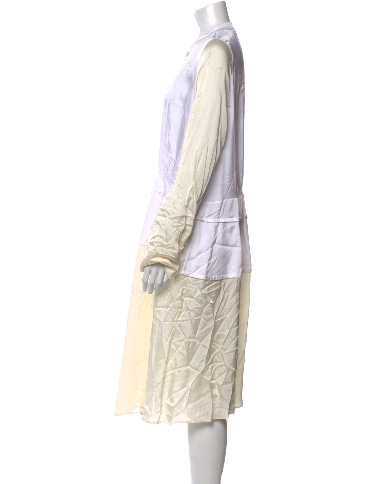 Jil Sander Crew Neck Midi Length Dress