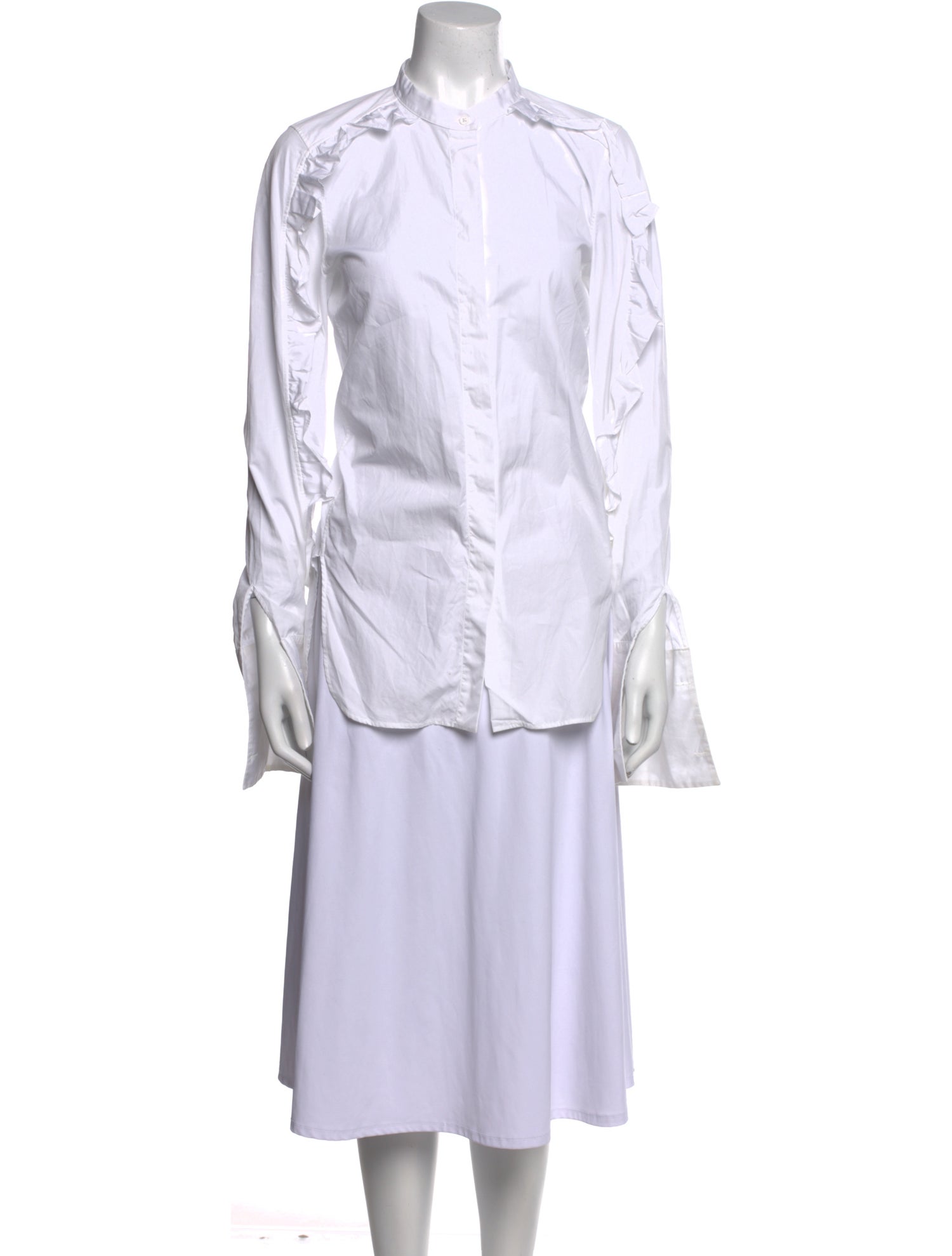 Jil Sander Mock Neck Long Sleeve Tunic