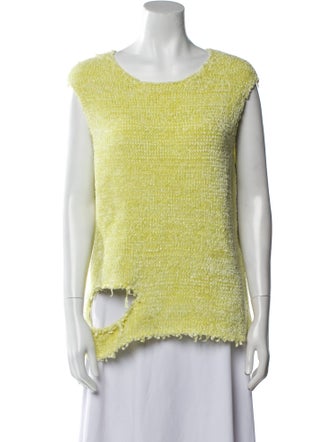 Jil Sander Silk Scoop Neck Sweater