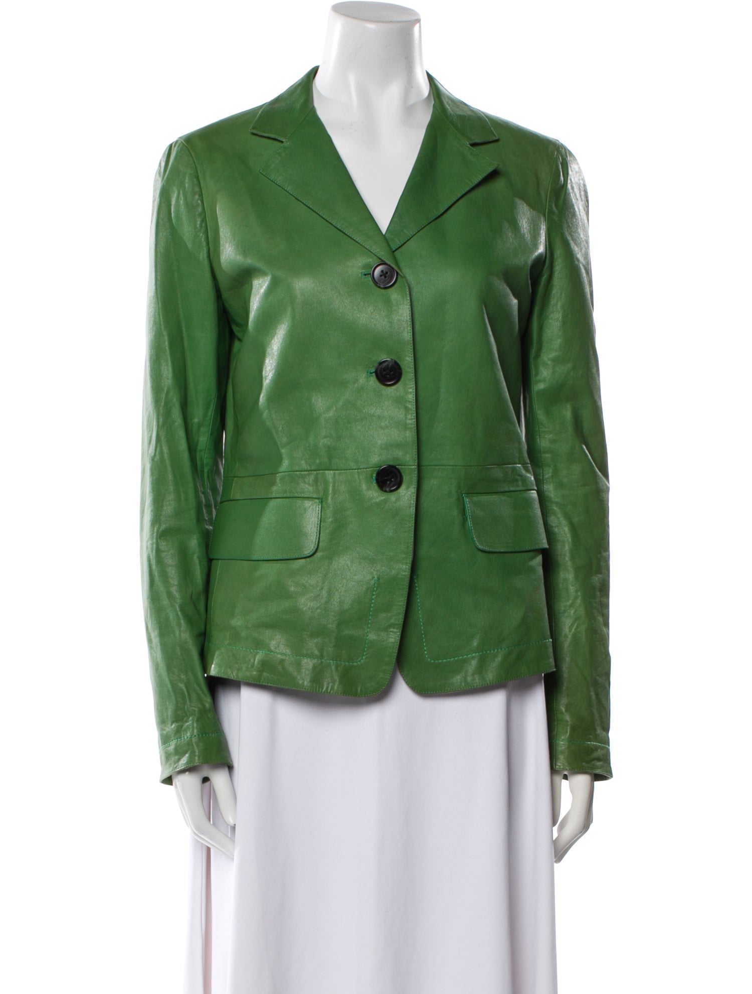 Jil Sander 2012 Leather Blazer