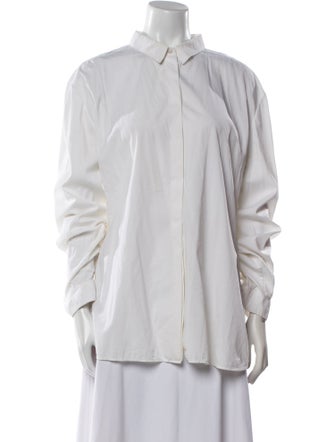 Jil Sander Long Sleeve Button-Up Top