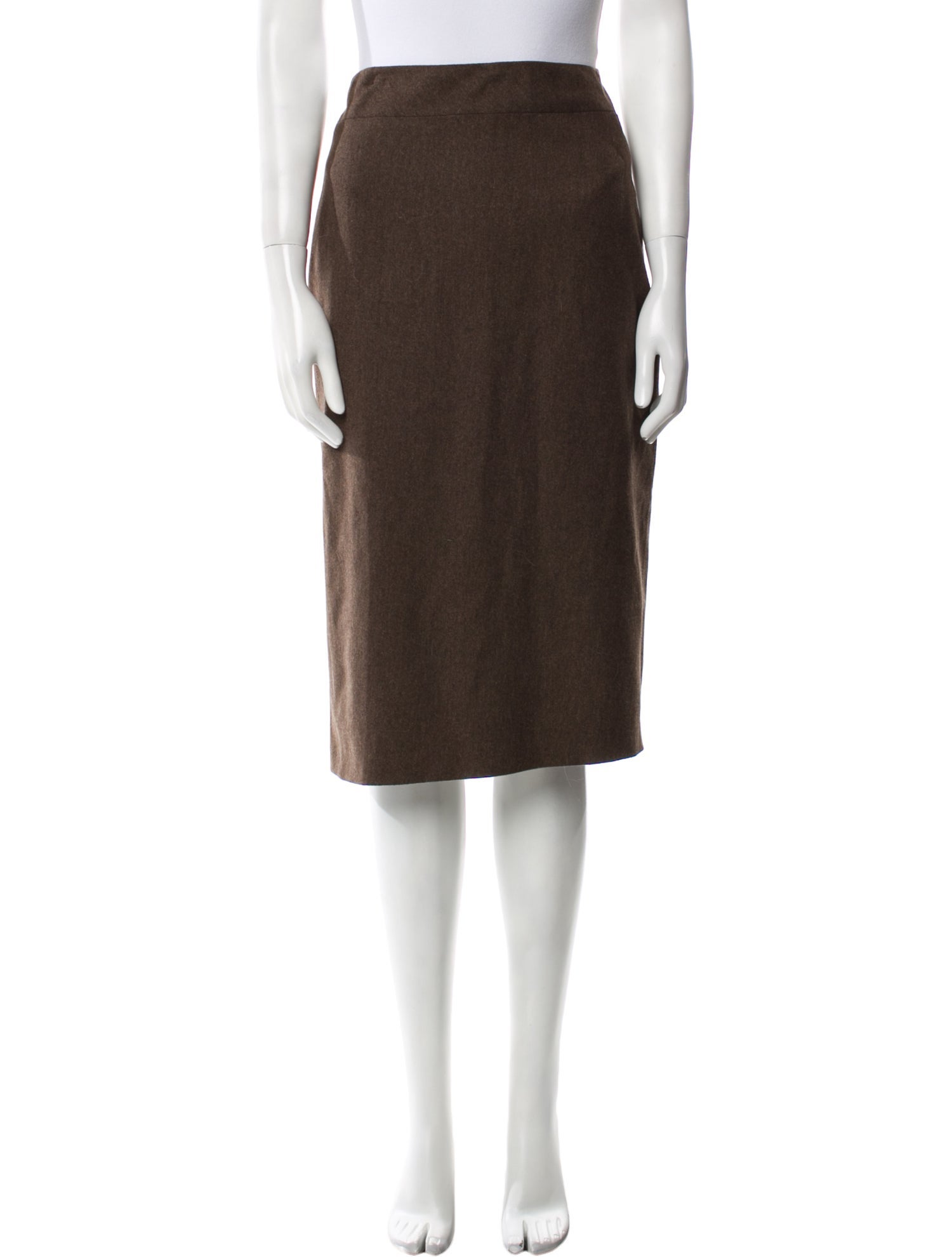 Jil Sander Wool Knee-Length Skirt