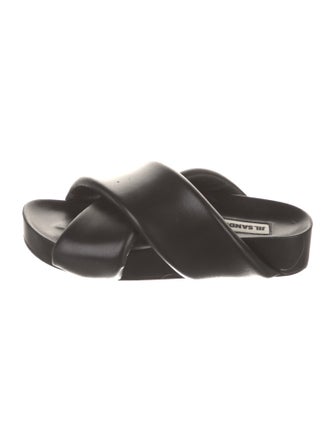 Jil Sander Leather Slides