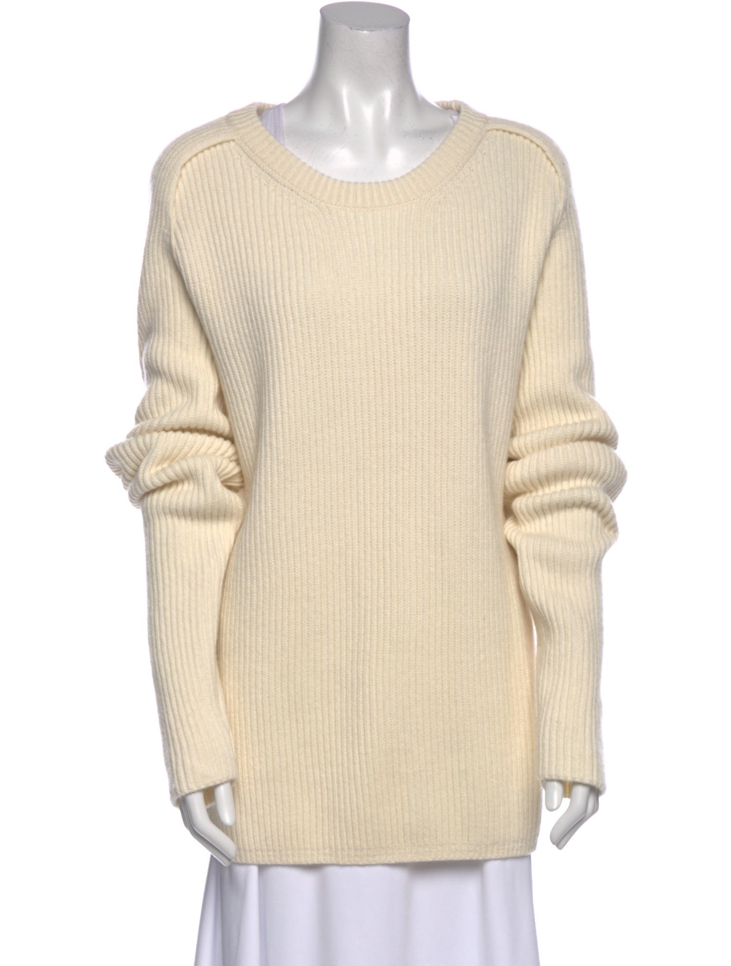 Jil Sander Wool Scoop Neck Sweater