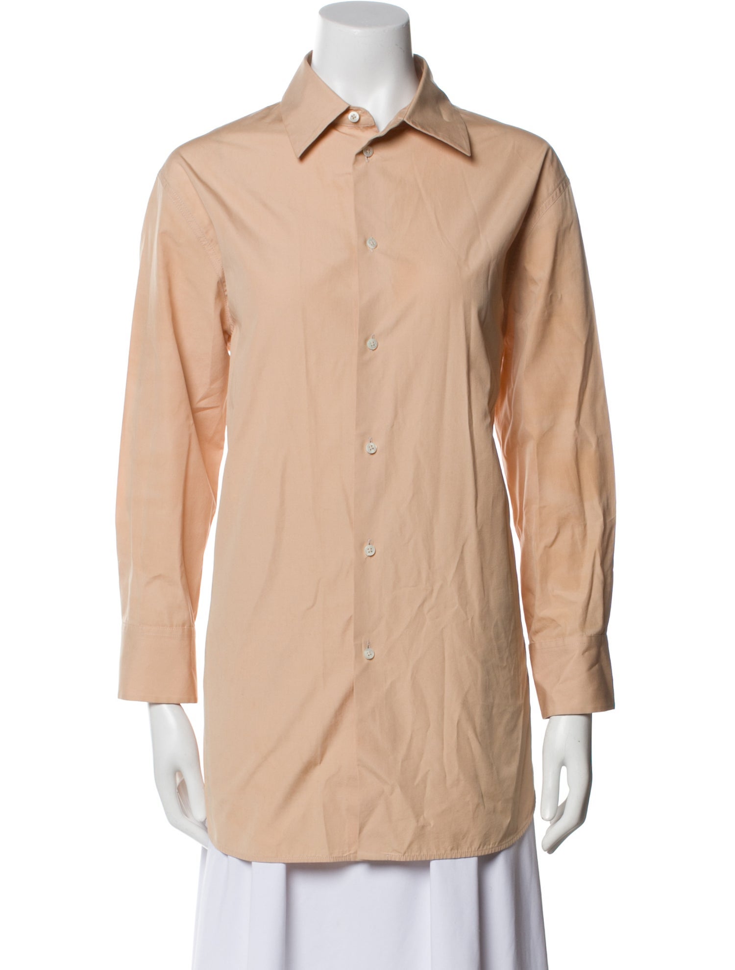 Jil Sander Long Sleeve Button-Up Top