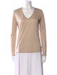 Jil Sander V-Neck Long Sleeve Top
