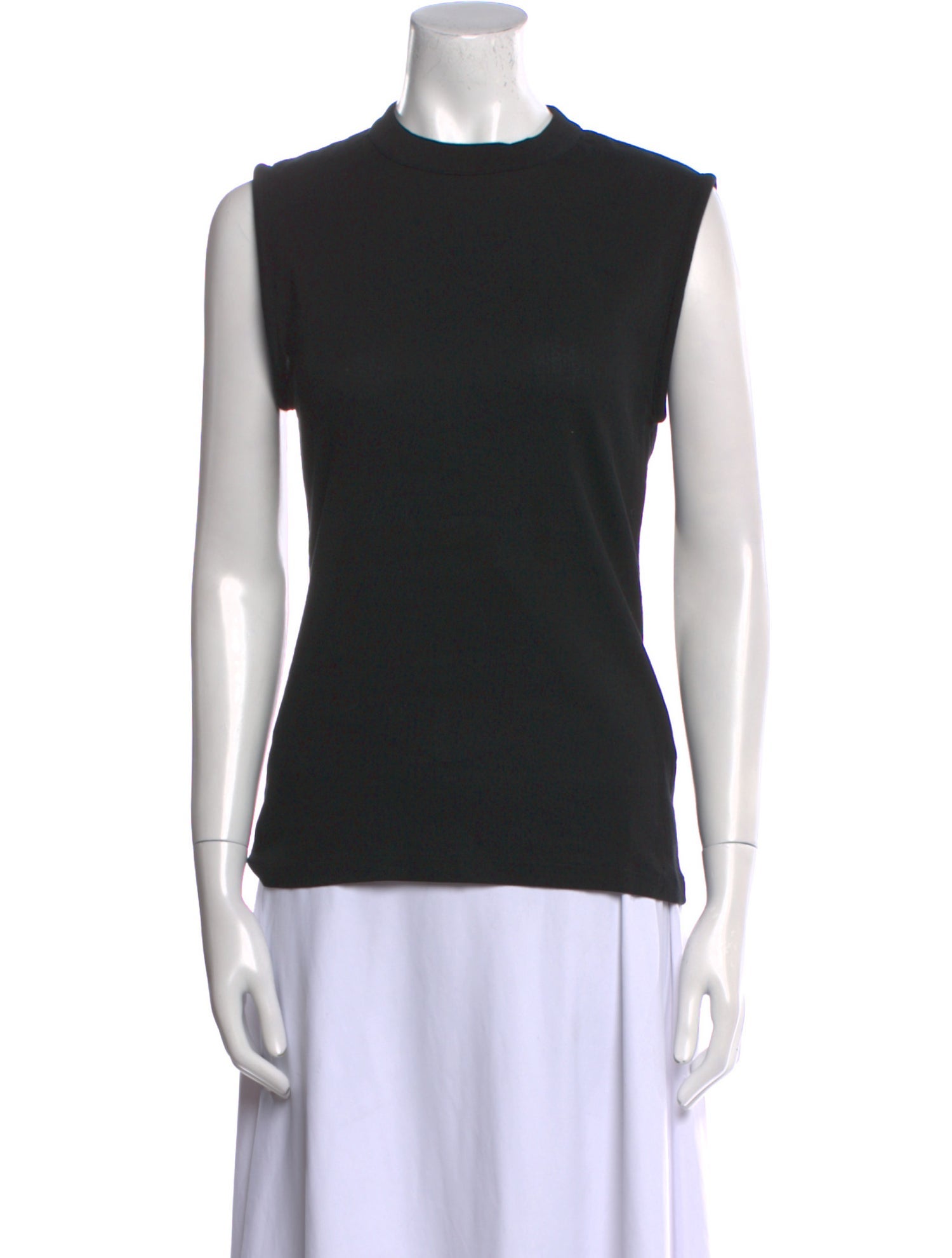 Jil Sander Mock Neck Sleeveless Top