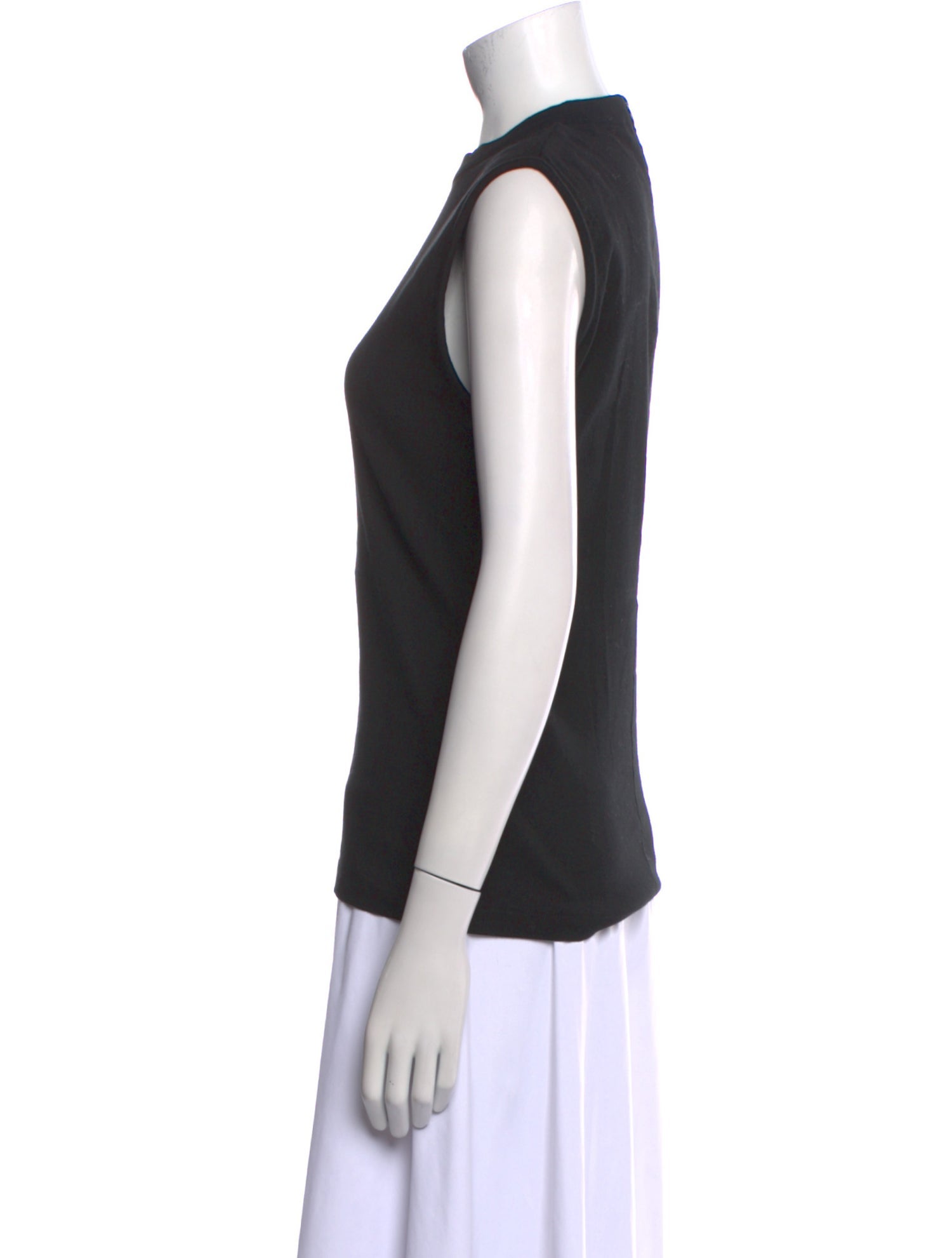 Jil Sander Mock Neck Sleeveless Top