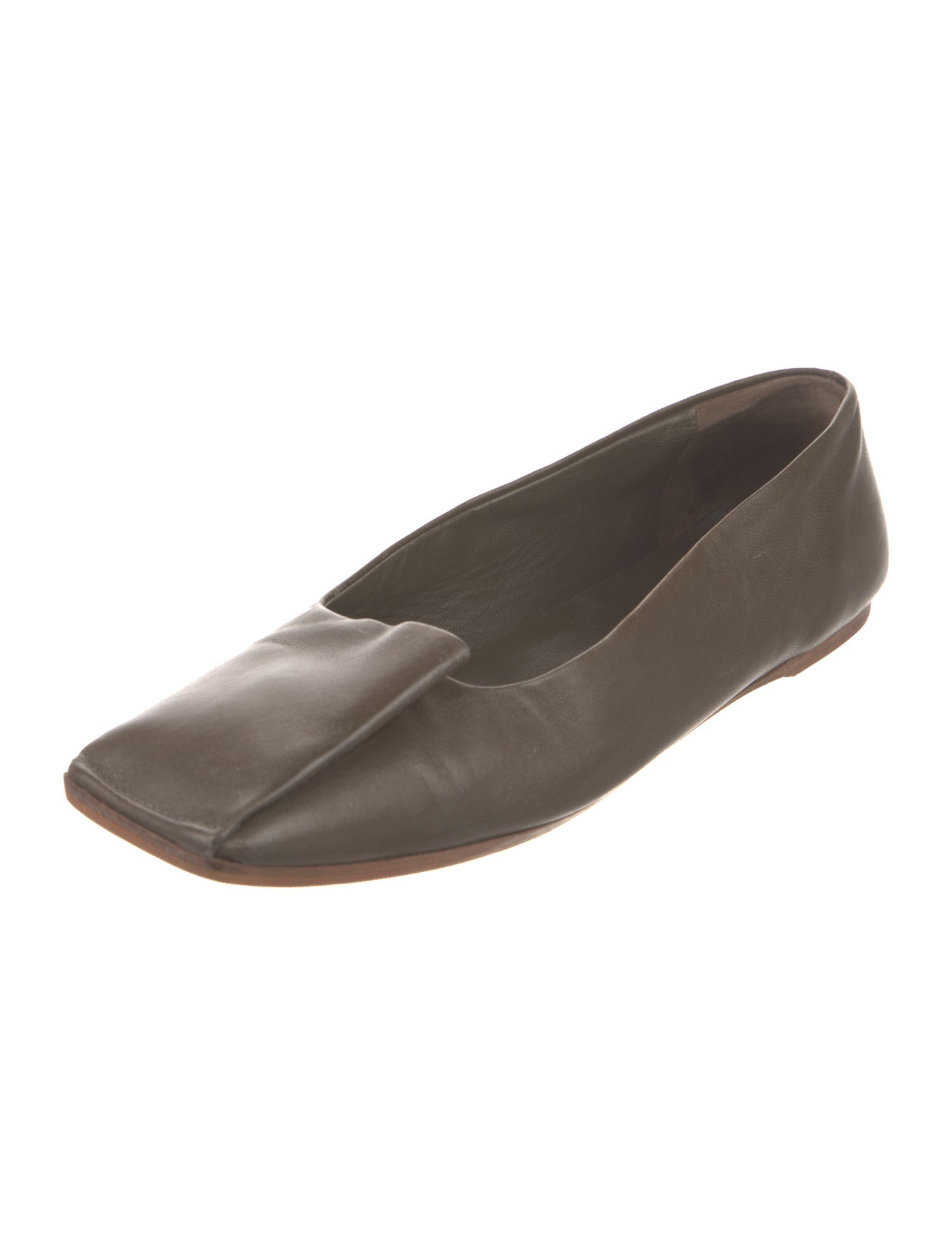 Jil Sander Leather Ballet Flats