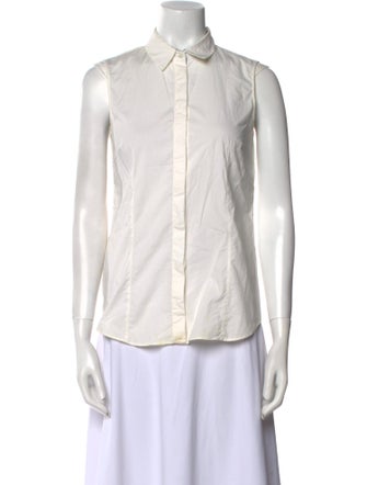Jil Sander Sleeveless Button-Up Top