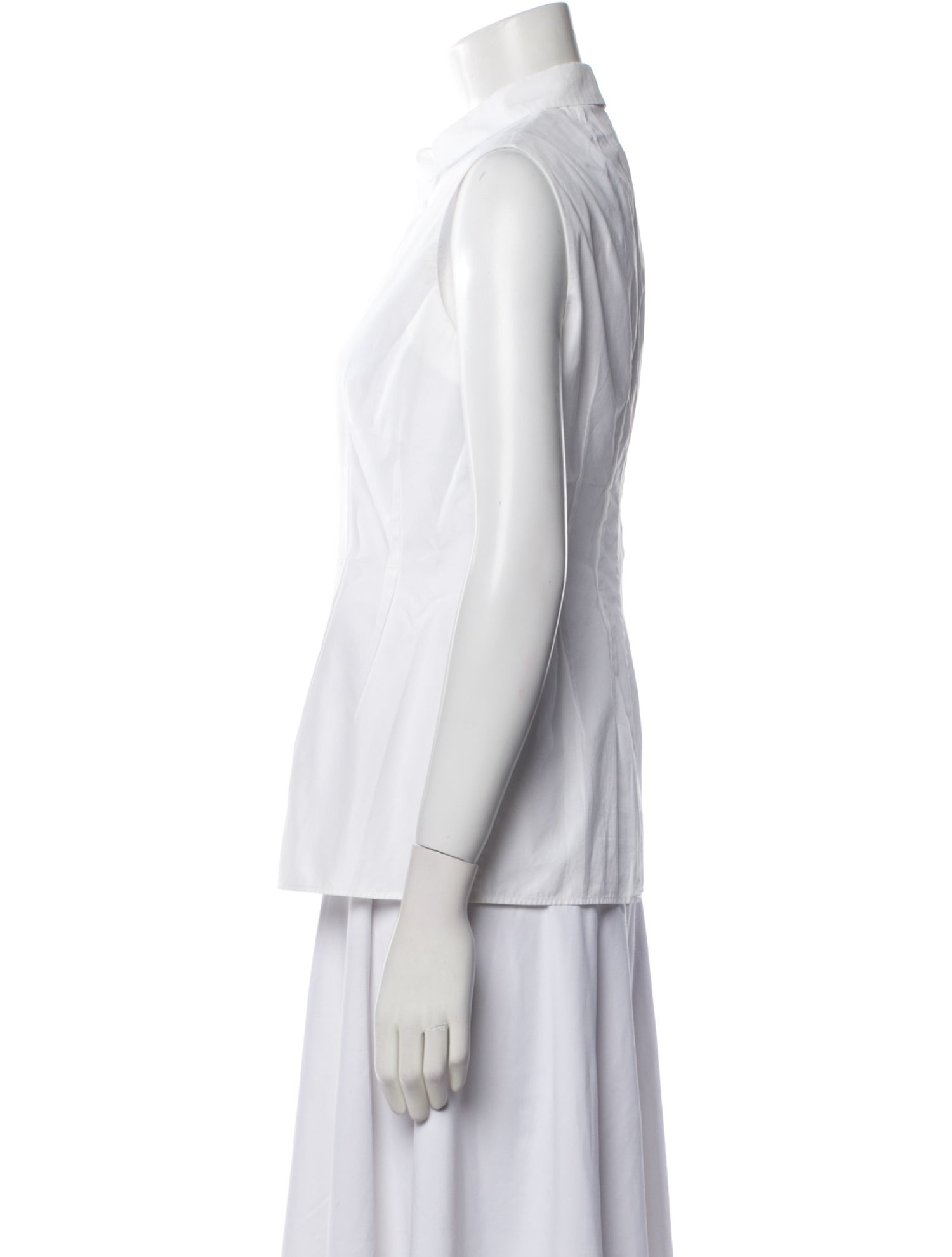 Jil Sander Sleeveless Button-Up Top