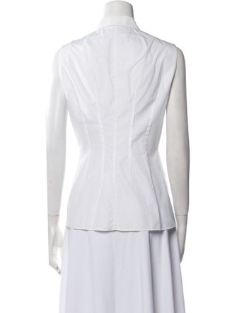 Jil Sander Sleeveless Button-Up Top