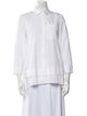 Jil Sander Three-Quarter Sleeve Button-Up Top