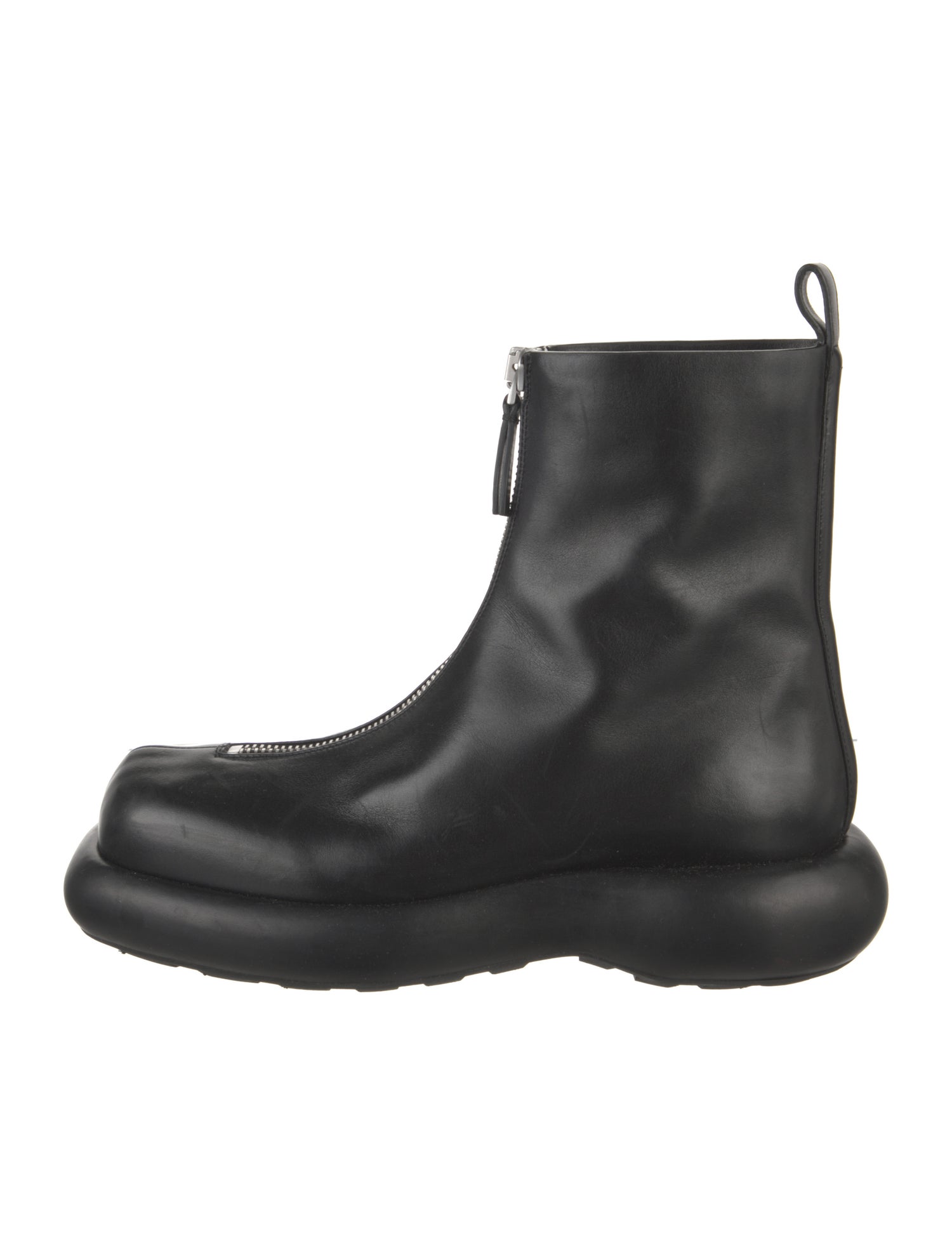 Jil Sander Leather Combat Boots
