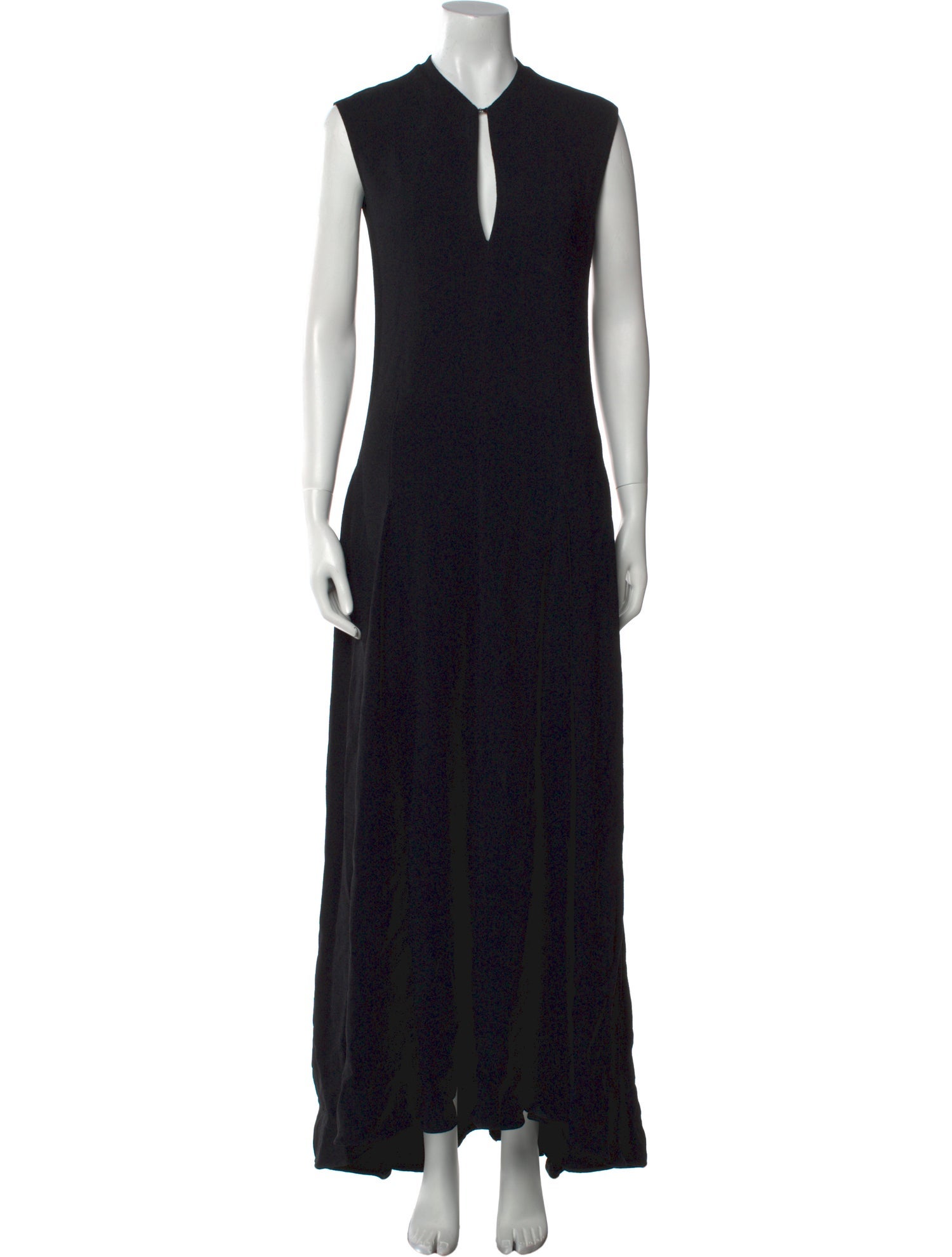 Jil Sander V-Neck Long Dress