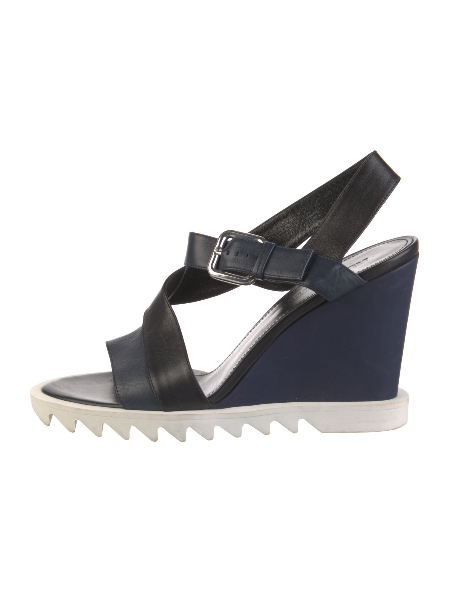Jil Sander Leather Slingback Sandals