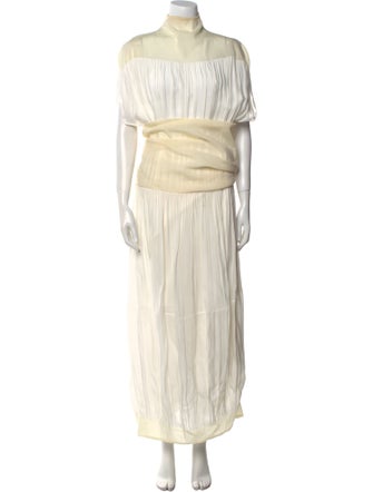 Jil Sander Turtleneck Long Dress