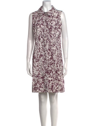 Jil Sander Printed Mini Dress