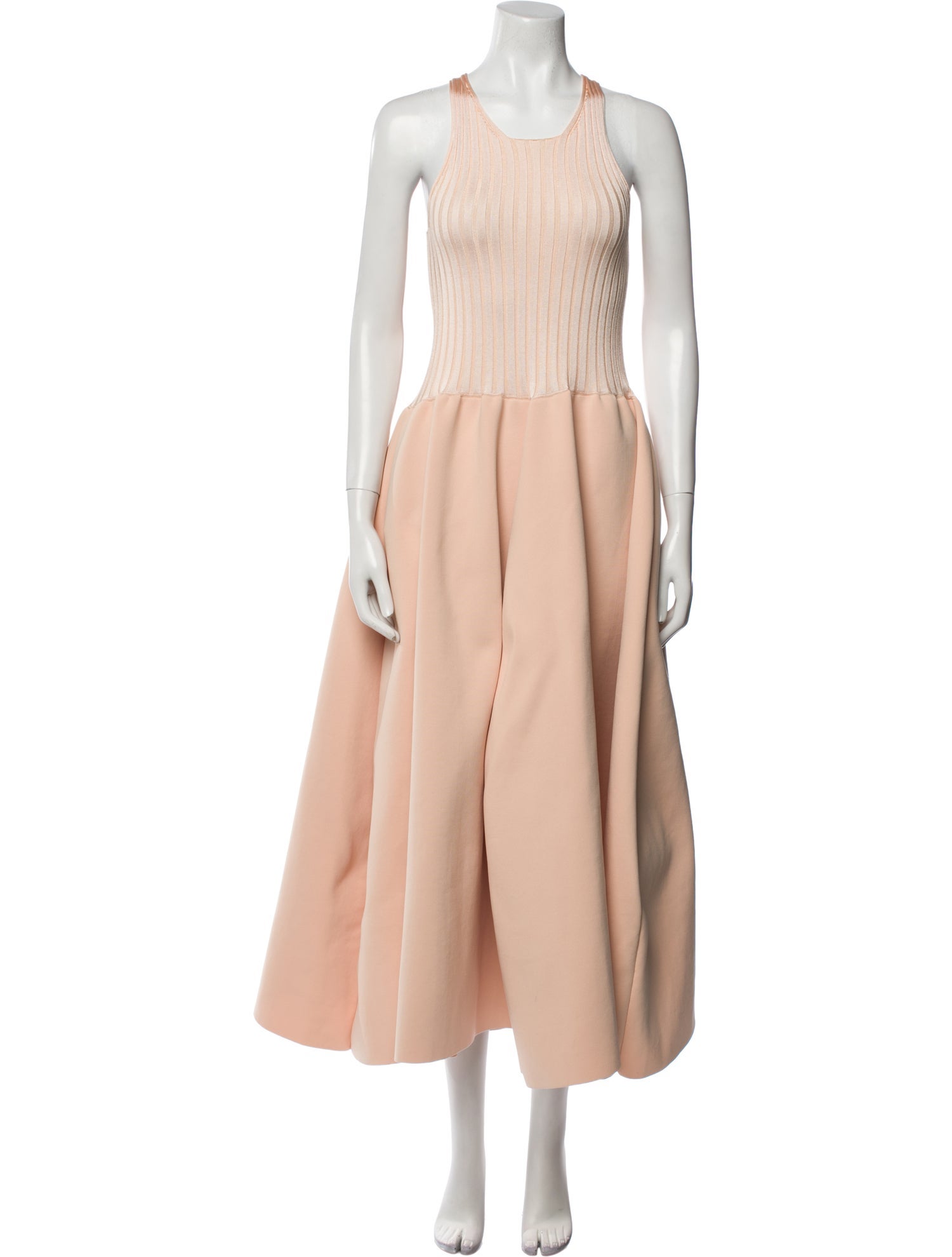 Jil Sander Scoop Neck Long Dress