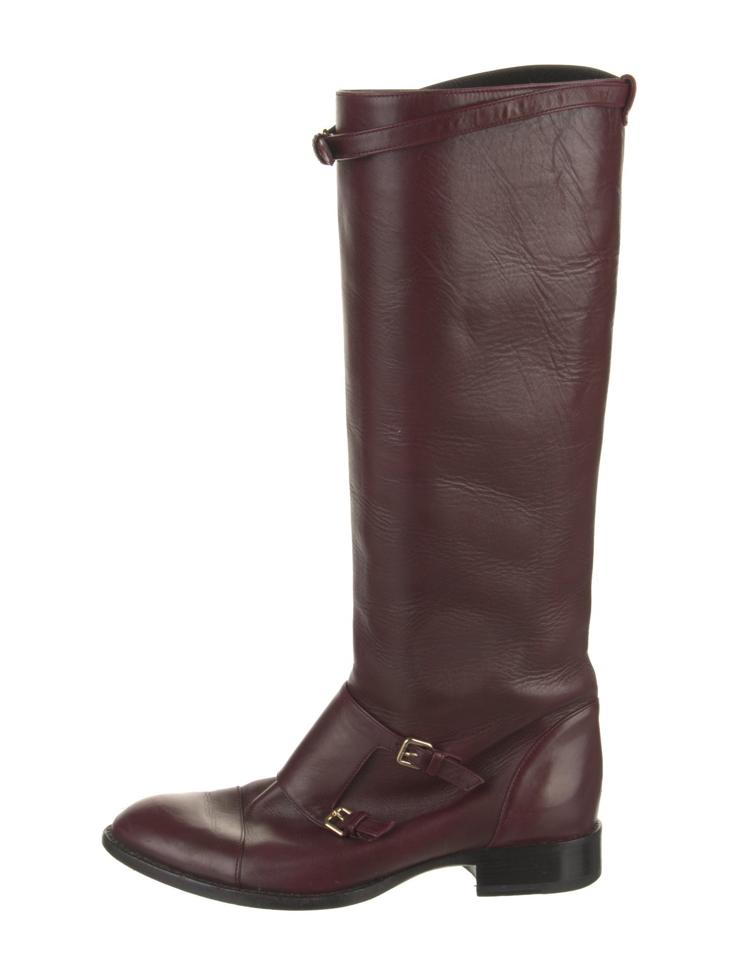 Jil Sander Leather Riding Boots