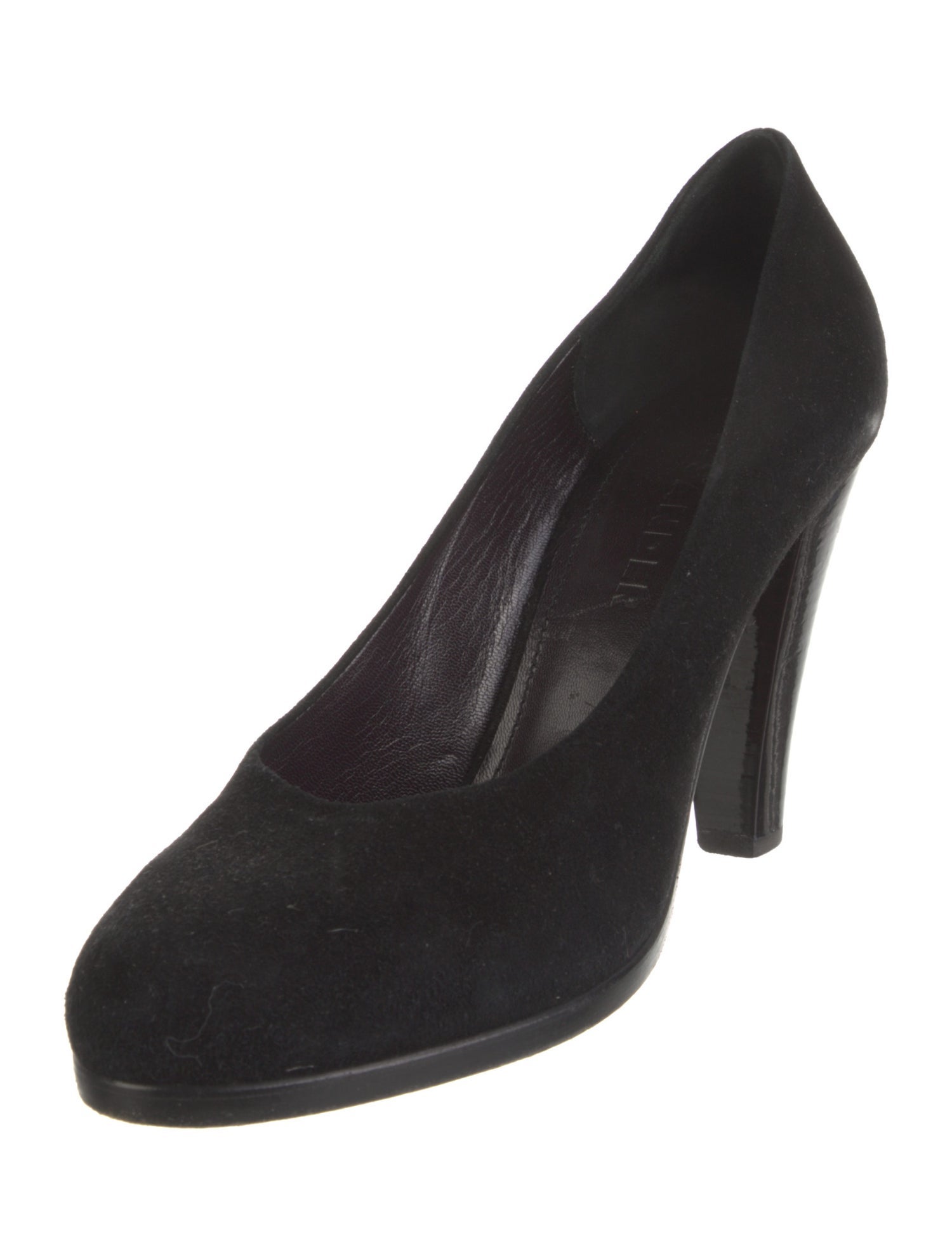 Jil Sander Suede Leather Trim Embellishment Pumps