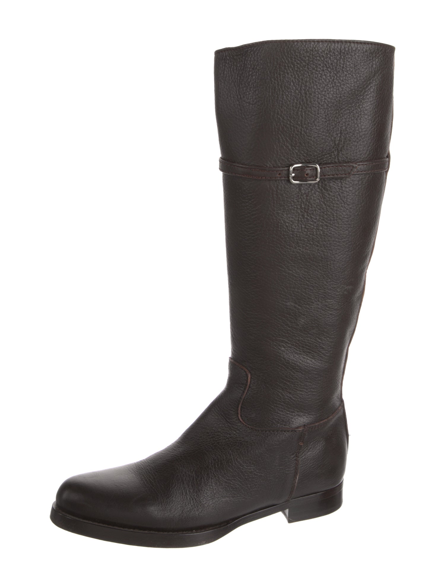 Jil Sander Leather Riding Boots