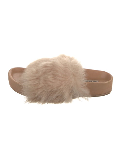 Jil Sander Fur Slides