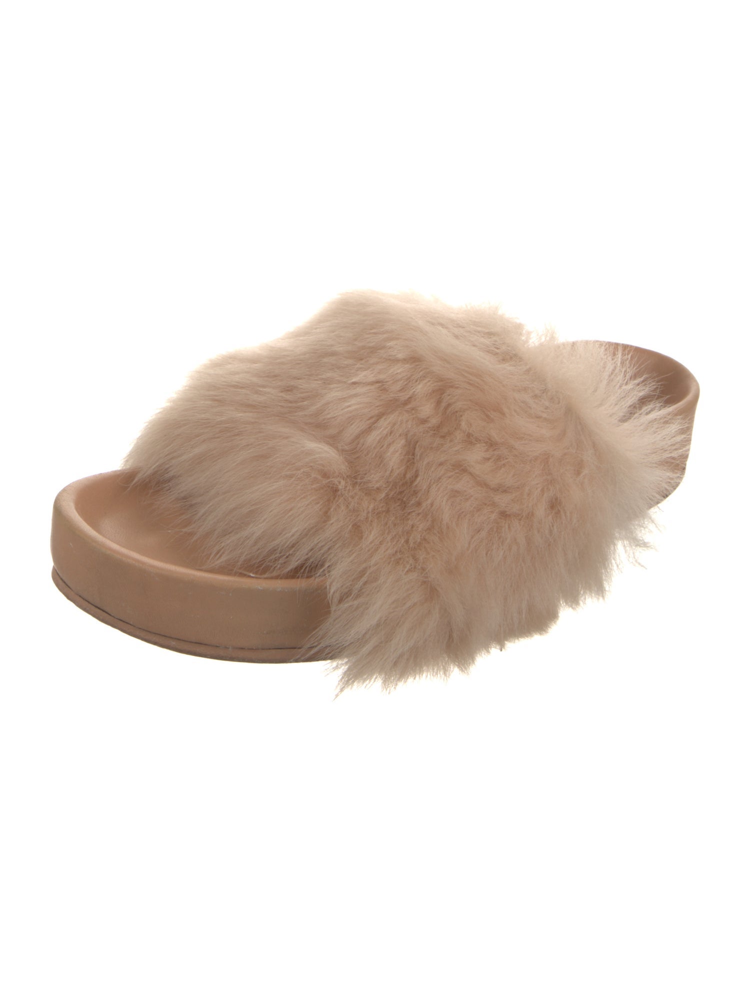 Jil Sander Fur Slides