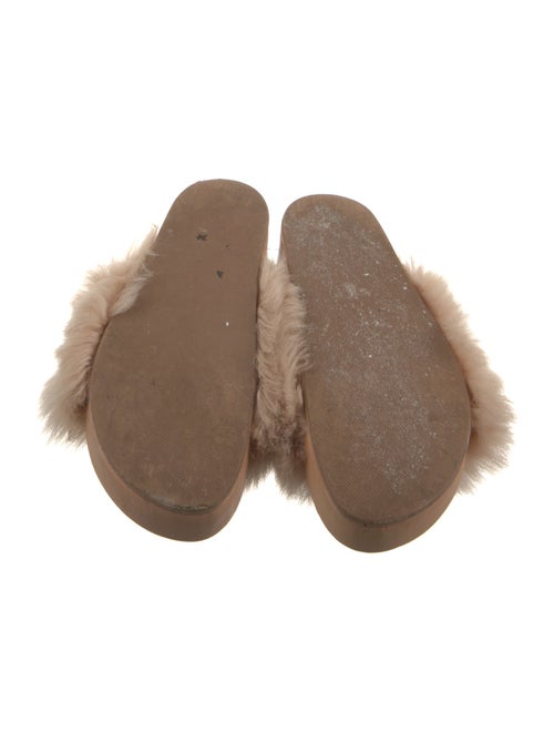 Jil Sander Fur Slides