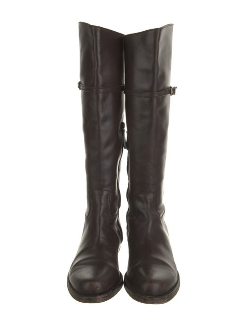 Jil Sander Leather Riding Boots