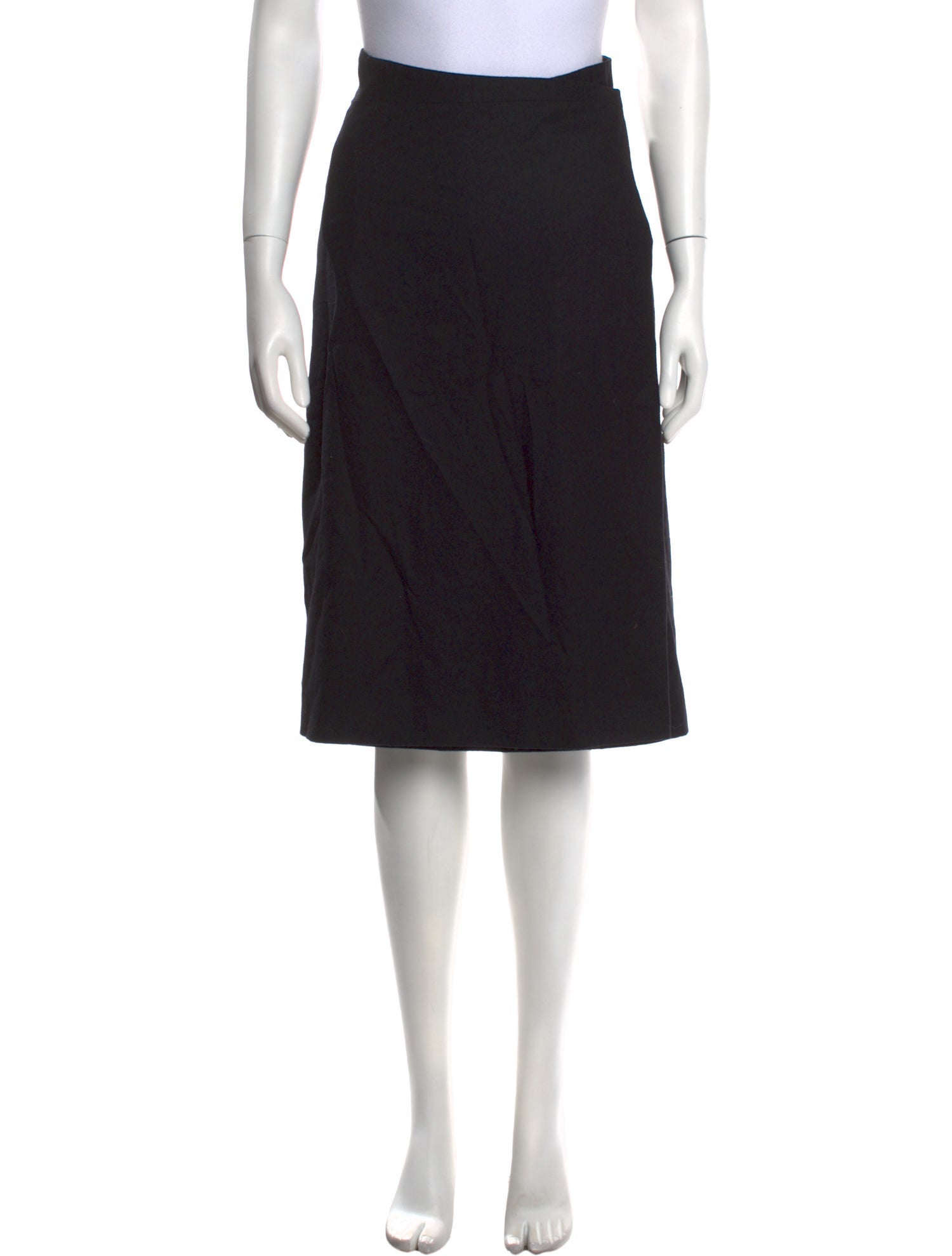 Jil Sander Virgin Wool Knee-Length Skirt