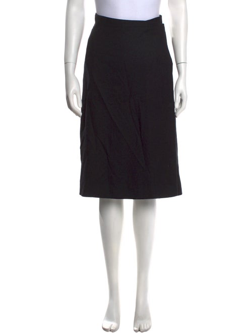 Jil Sander Virgin Wool Knee-Length Skirt