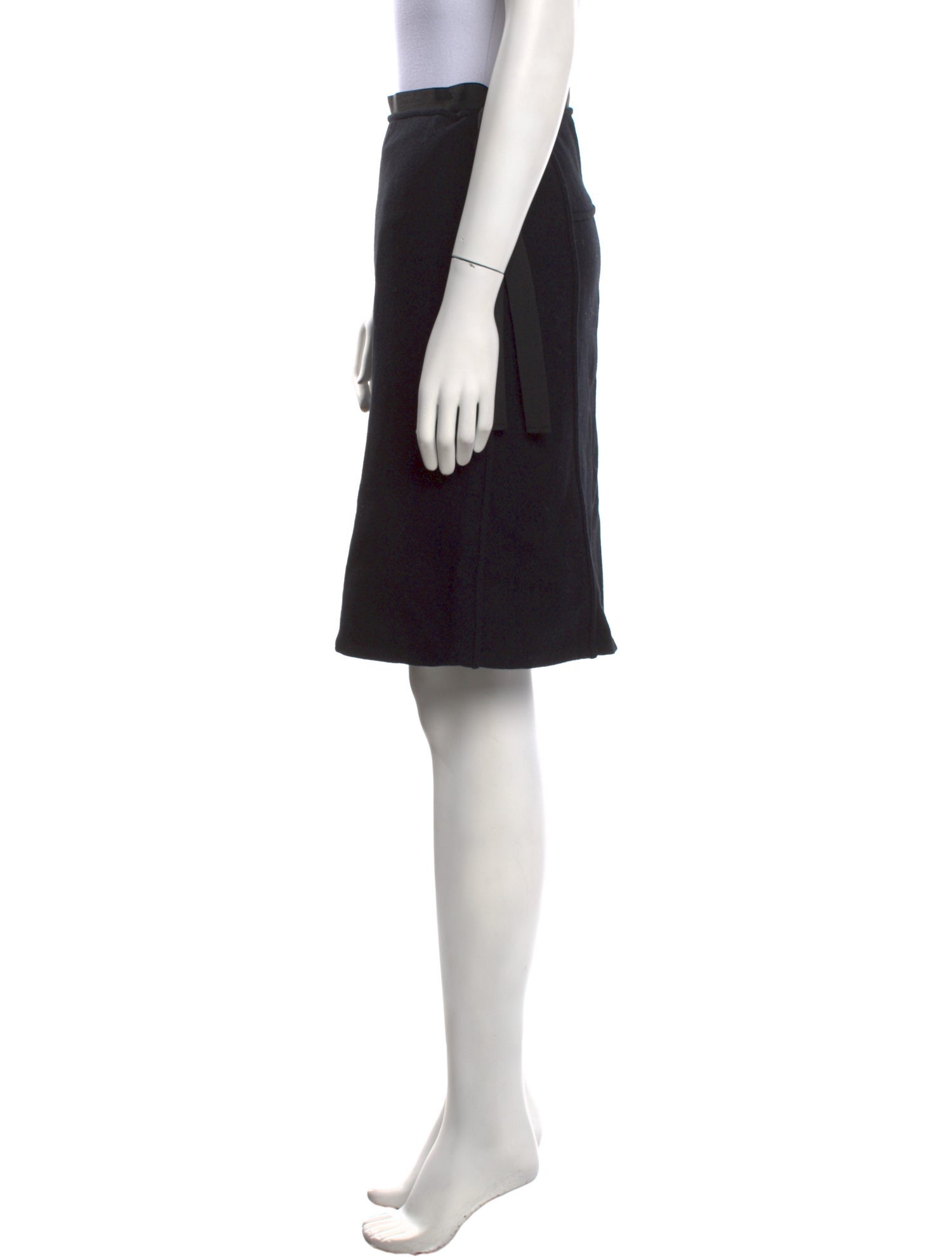 Jil Sander Virgin Wool Knee-Length Skirt