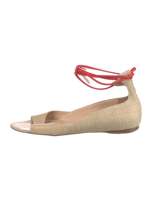 Jil Sander Raffia Flats