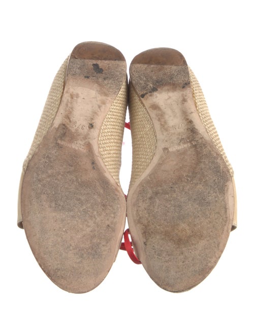 Jil Sander Raffia Flats