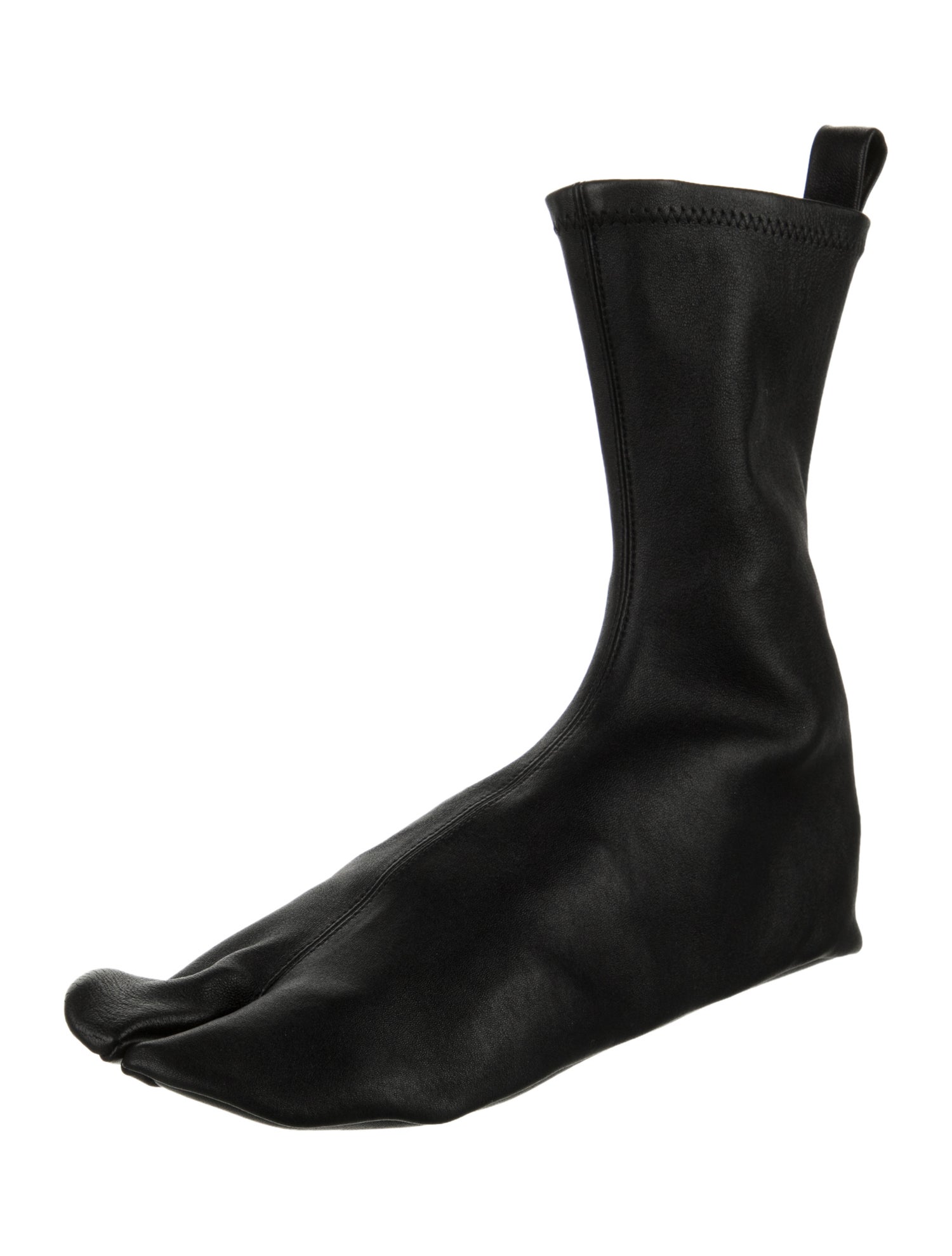 Jil Sander Leather Sock Boots